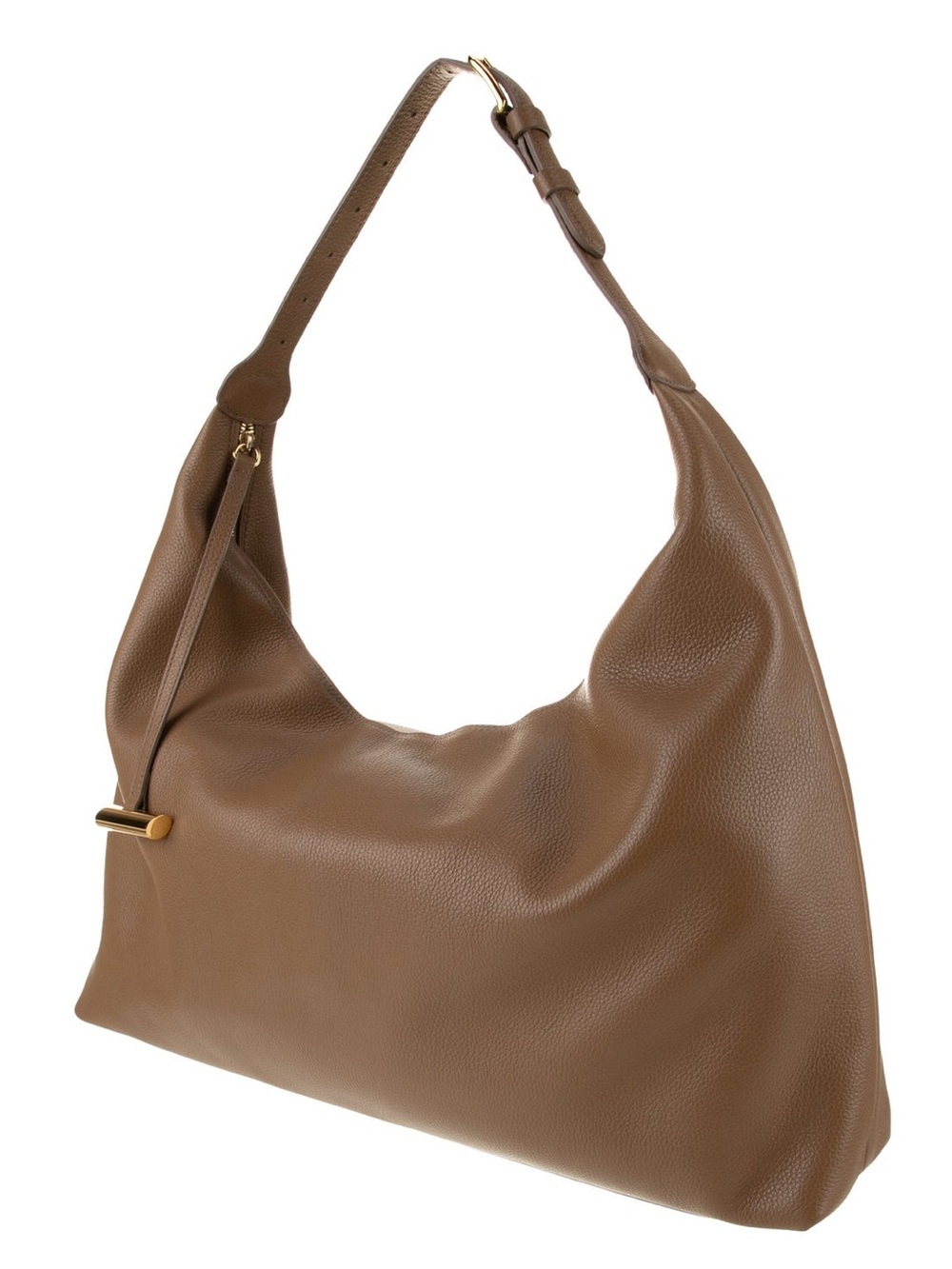 Liffner slouched underarm Honey Brown high quality Leather Bobo Bag
